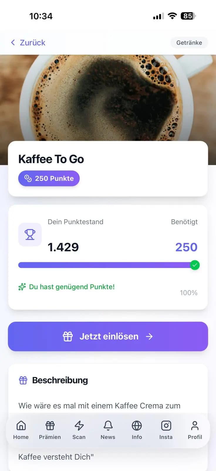 Treuli Praemie einloesen