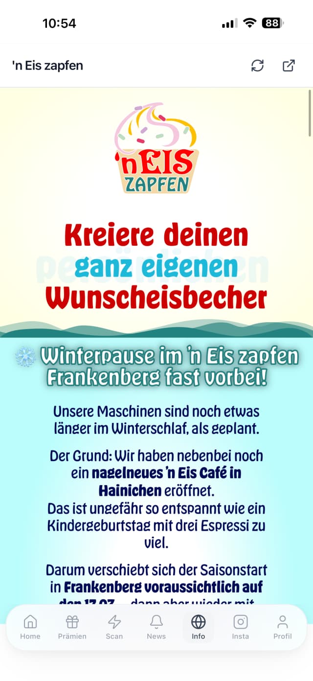 External Website in Treuli App