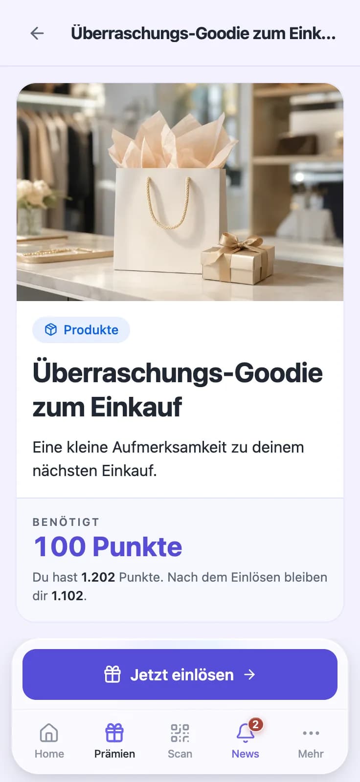Treuli Praemie einloesen